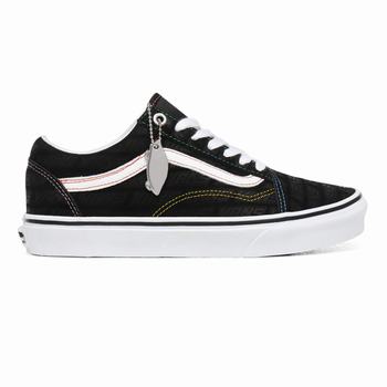 Vans Emboss Old Skool - Naisten Tennarit - Mustat/Valkoinen